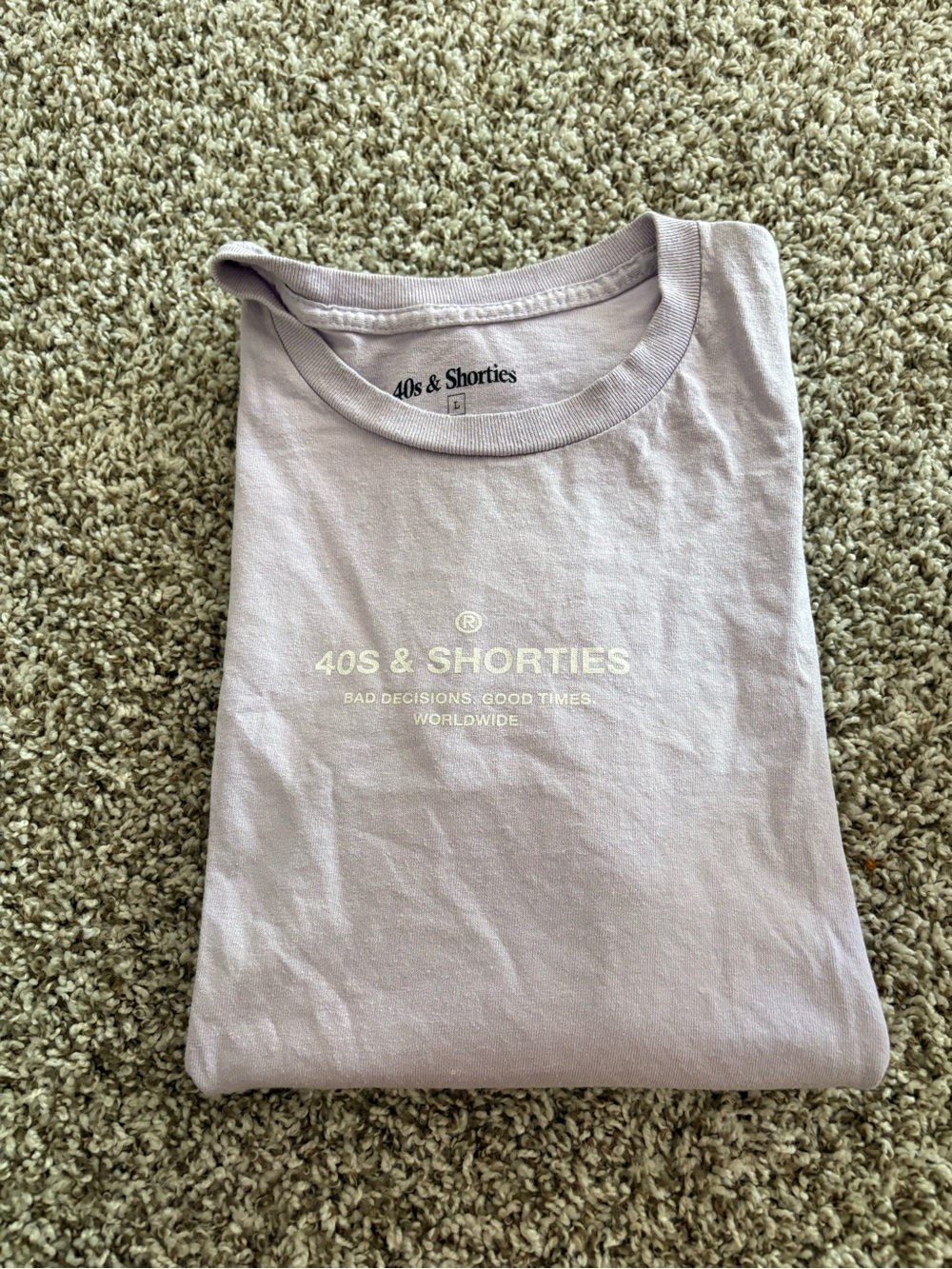 Lavender 40’s and Shorties Tee